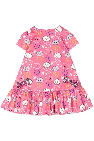 Simonetta Ausgestelltes Kleid mit Print
