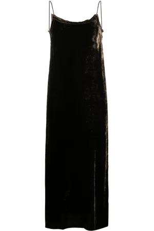 UMA WANG Midikleid aus Samt