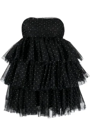 ROTATE Kristallverziertes Kleid