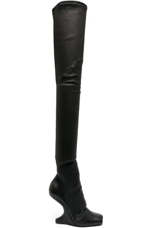 Rick Owens Cantilever Overknee-Stiefel 120mm