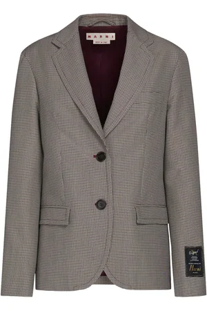 Marni Blazer mit Hahnentrittmuster