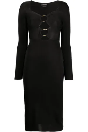Tom Ford Midikleid mit Cut-Outs