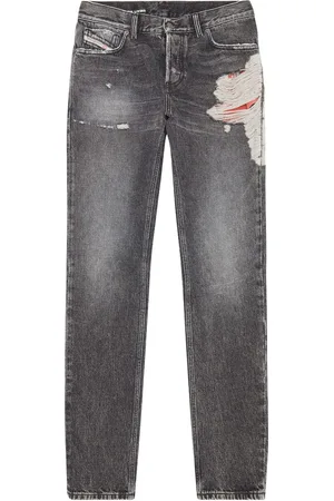 Diesel Gerade Jeans mit Distressed-Detail