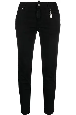 Dsquared2 Tapered-Jeans mit Logo-Schild