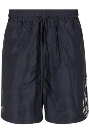 STAMPD Sport-Shorts mit Flammen-Print