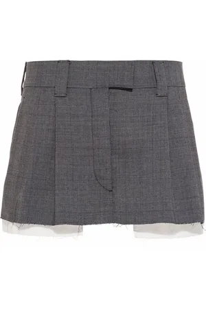 Miu Miu Karierter Minirock