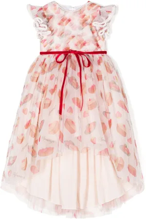SPERANZA Tüllkleid mit grafischem Print