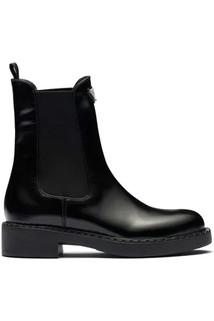Prada Stiefel mit gebürstetem Effekt