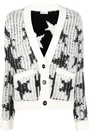 RED Valentino Cardigan mit Intarsienmuster