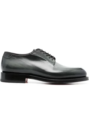 santoni Derby-Schuhe mit mandelförmiger Kappe