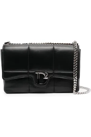 Dsquared2 Gesteppte Schultertasche mit Logo-Schild