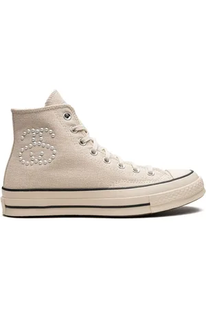 Converse X Stussy Chuck 70 High Fossil Sneakers
