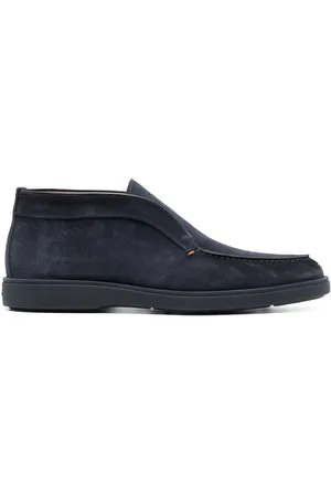 santoni Slip-On-Boots aus Wildleder