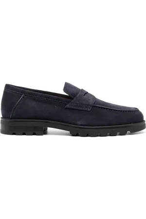 santoni Rock Penny-Loafer aus Wildleder