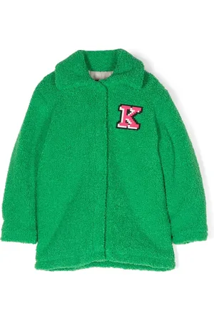Kenzo Fleecemantel mit Logo-Stickerei