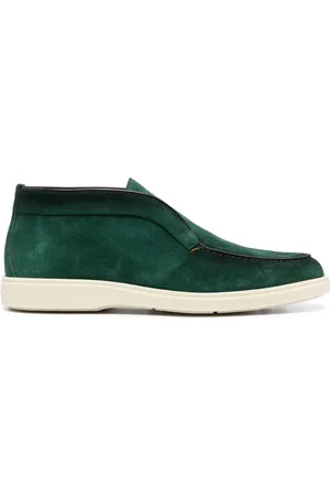 santoni Slip-On-Boots aus Wildleder