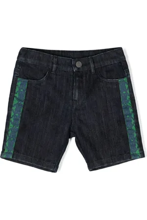 Roberto Cavalli Jeans-Shorts mit Logo-Stickerei