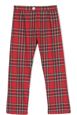 SIOLA Bundfaltenhose mit Schottenkaro