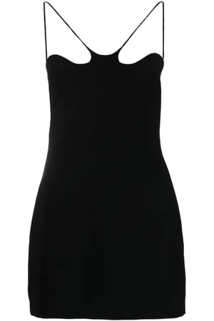 Monot Minikleid mit abgerundetem Ausschnitt