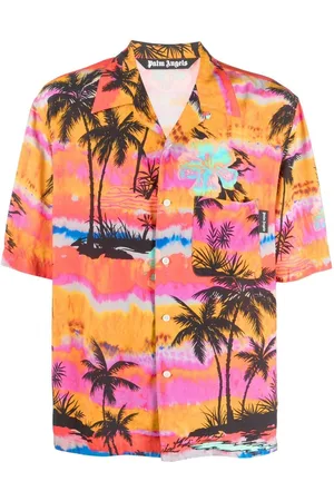 Palm Angels Hemd mit Palmen-Print