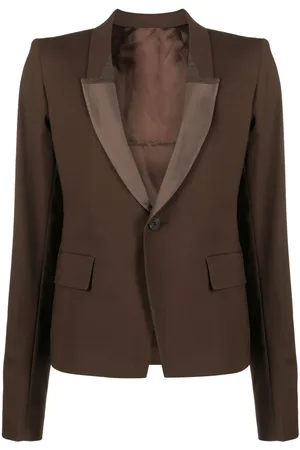 Rick Owens Einreihiger Blazer mit Schalkragen