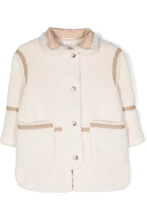 Chloé Mantel aus Faux Shearling
