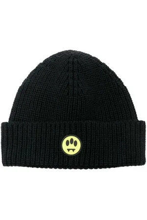 BARROW Gestrickte Mütze mit Logo-Patch