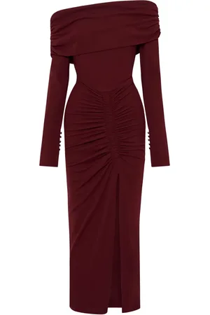 Nicholas Langärmeliges Ascha Kleid