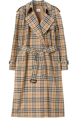 Burberry Trenchcoat mit Karomuster