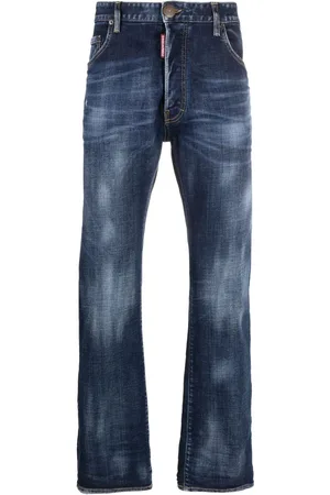 Dsquared2 Tief sitzende Straight-Leg-Jeans