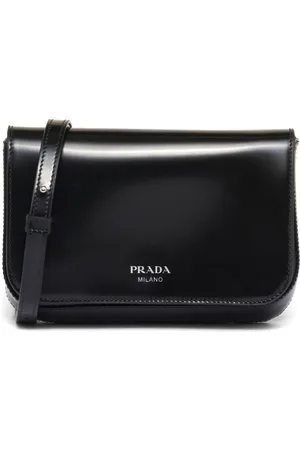 Prada Schultertasche mit Logo-Stempel