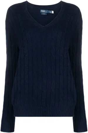 Ralph Lauren Kaschmirpullover mit Zopfmuster