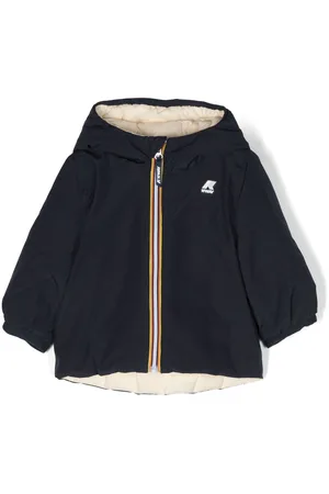 K-Way Gefütterte Jacke mit Logo-Patch