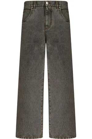 Etro Halbhohe Straight-Leg-Jeans