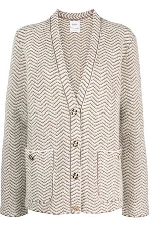 Barrie Cardigan mit Zickzackmuster
