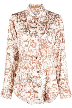 REJINA PYO Kora Bluse mit Print