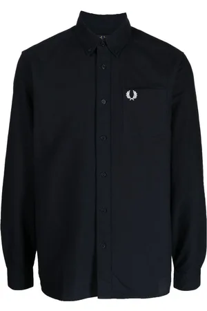 Fred Perry Besticktes Oxford-Hemd