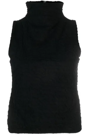THOM KROM Seidentop mit Knitteroptik
