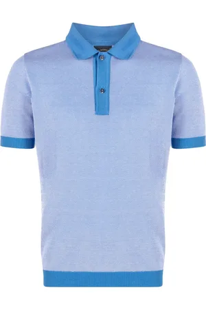 Paul & Shark Gestricktes Poloshirt mit Logo-Patch