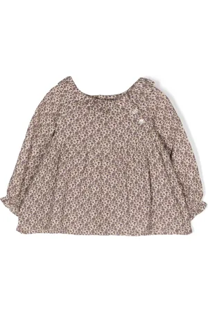 BONPOINT Bluse mit grafischem Print