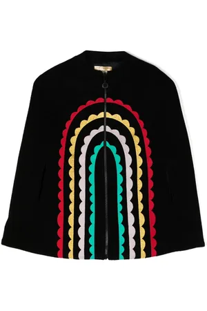 Stella McCartney Cape mit Regenbogen-Stickerei