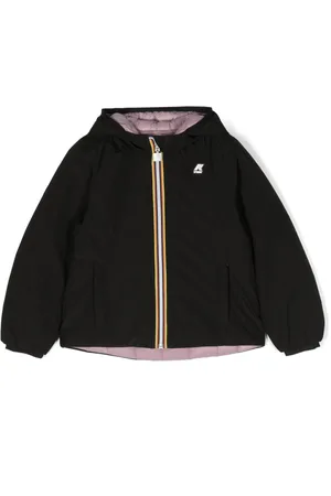 K-Way Wendbare Jacke mit Logo-Patch