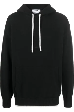 Msgm Hoodie mit Kontrastkordelzug