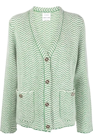 Barrie Cardigan mit Zickzackmuster