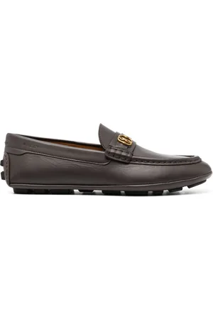 Bally Mokassins mit Logo-Schild