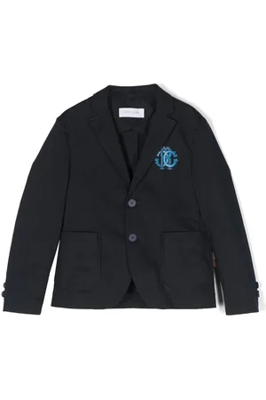 Roberto Cavalli Sakko mit Logo-Stickerei