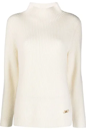Michael Kors Gerippter Pullover mit Stehkragen