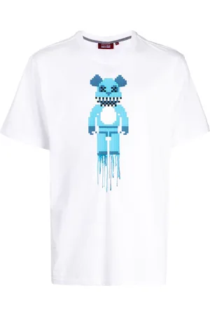 MOSTLY HEARD RARELY SEEN T-Shirt mit Blue Bear-Print