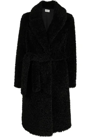 P.A.R.O.S.H. Mantel aus Faux Shearling