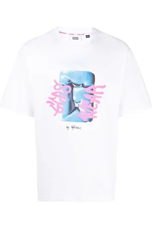 GCDS T-Shirt mit Logo-Print
